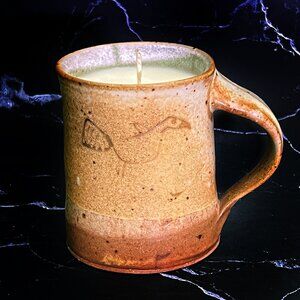 But It's a Dry Heat Scented Candle Handmade Upcycled